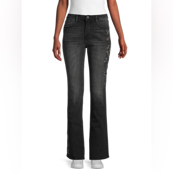 Driftwood Kelly Embroidered Bootcut Jeans Size 25x33 - Picture 1 of 5